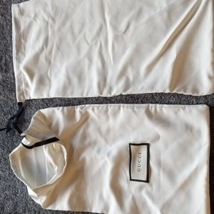 2 Gucci Dust Bags N/A Cream and Black